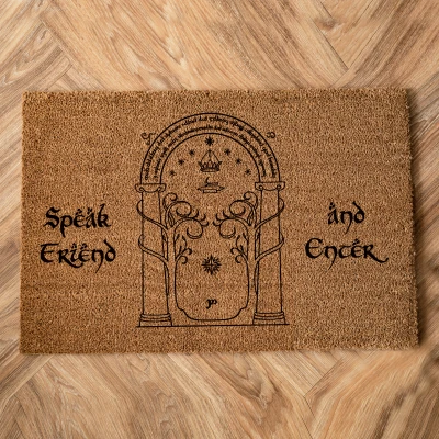 Tappeto personalizzato con messaggio