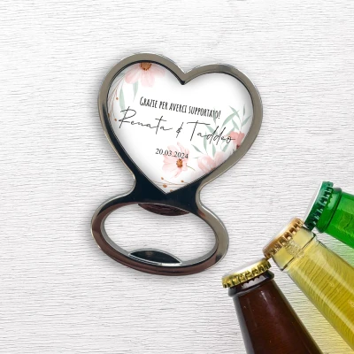 Apribottiglie a forma di cuore - Con noi