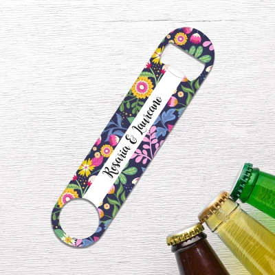 Apribottiglie lungo - Fiorito