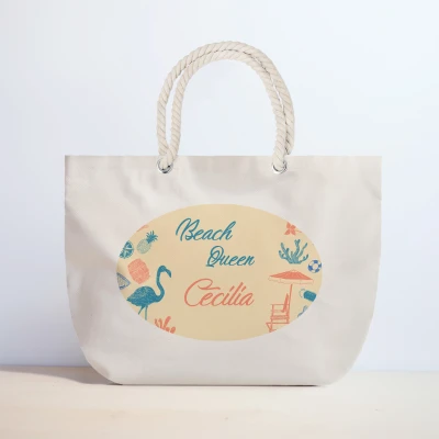 Borsa da spiaggia personalizzata - Regina della spiaggia