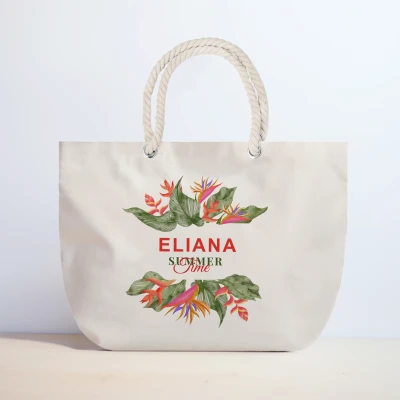 Borsa da spiaggia personalizzata - Tempo d'estate