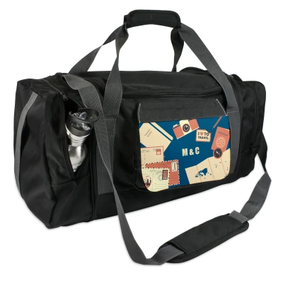 Borsa sportiva personalizzata - I love to travel