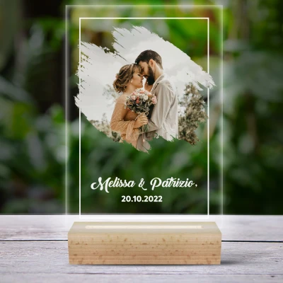 Lampada LED personalizzata - Pennellata