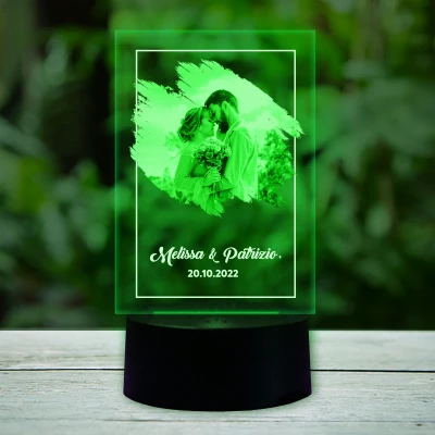 Lampada LED personalizzata - Pennellata