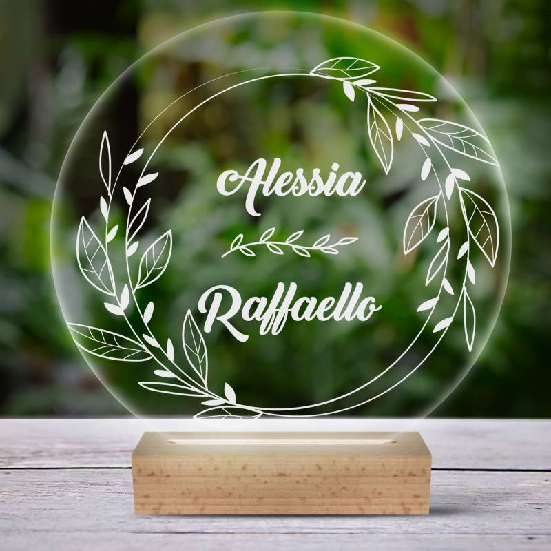 Lampada LED personalizzata per la tua camera