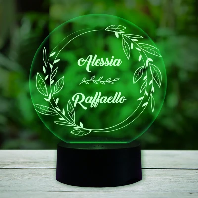 Lampada LED personalizzata per la tua camera