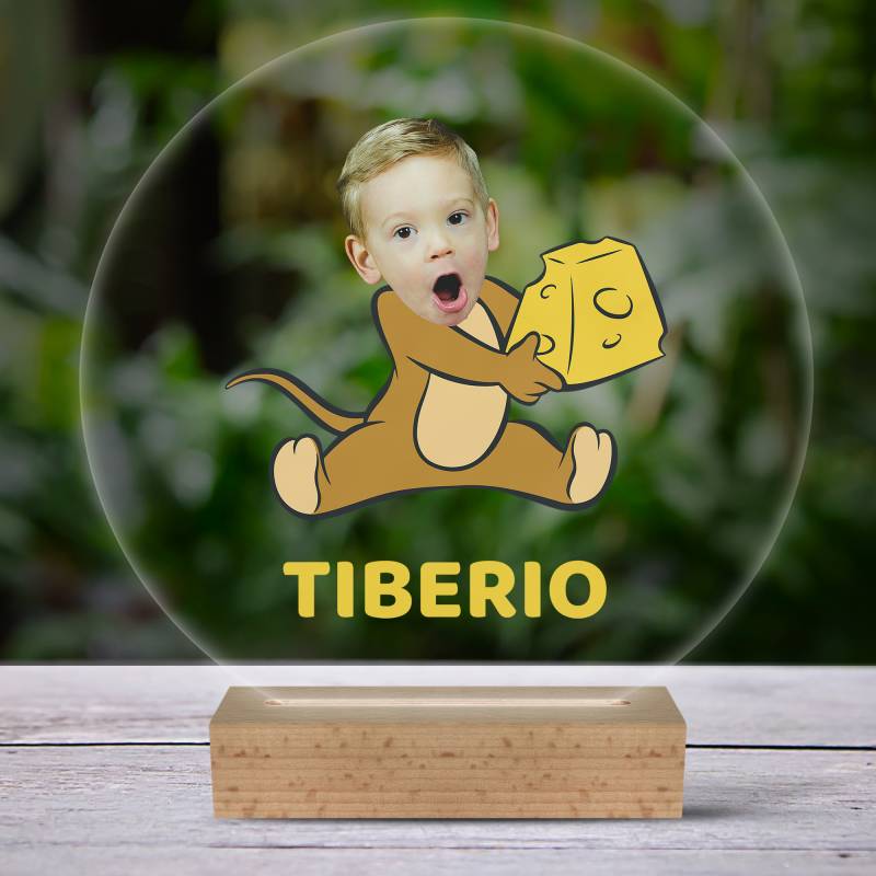 Lampada LED personalizzata per la camera del bambino