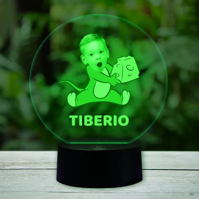 Lampada LED personalizzata per la camera del bambino