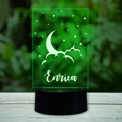 Lampada LED 3D personalizzata - Buonanotte