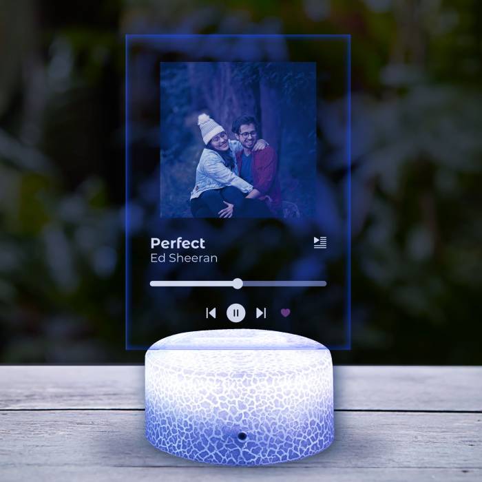 Lampada LED 3D personalizzata Spotify