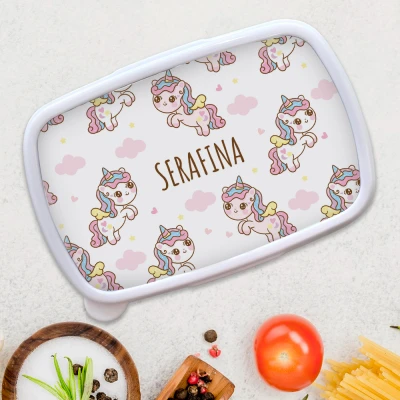 Cestino pranzo - con unicorni