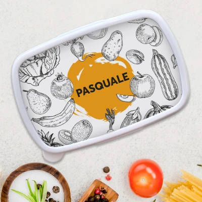 Cestino pranzo - Bianco e nero