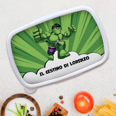 Cestino pranzo - Hulk