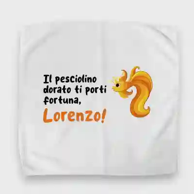 Asciugamano per lunch box personalizzato - Pesciolino d'oro
