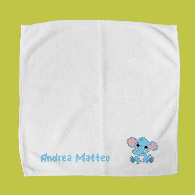 Asciugamano per lunch box personalizzato - Elefantino