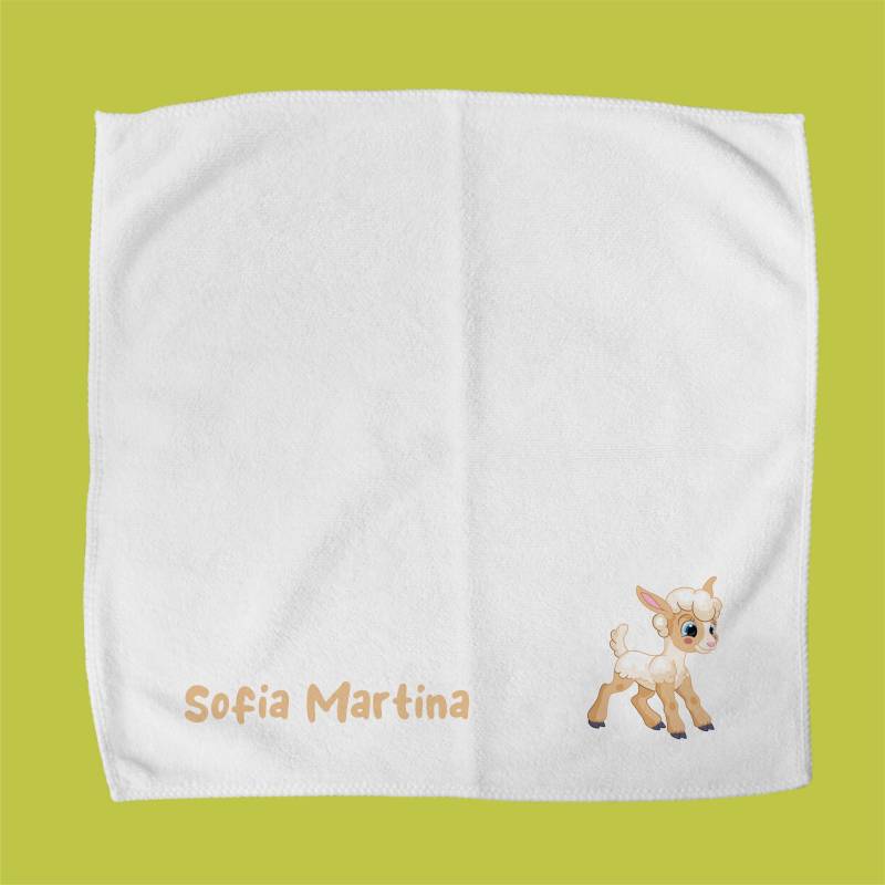 Asciugamano per lunch box personalizzato - Caprettino