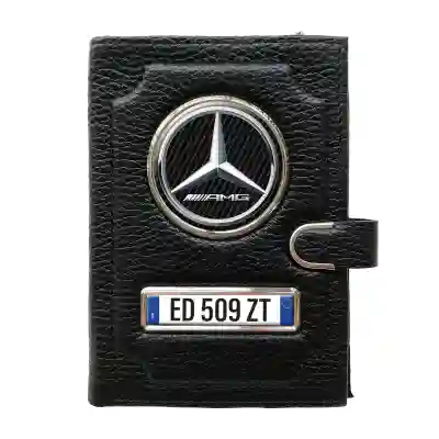 Portafoglio con scomparto per il denaro con clip - Mercedes Benz AMG