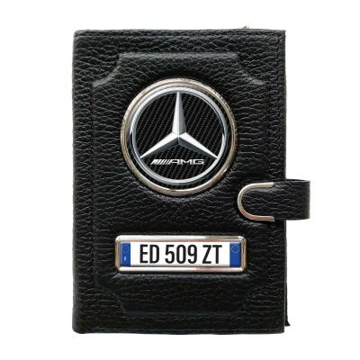 Portafoglio con scomparto per il denaro con clip - Mercedes Benz AMG