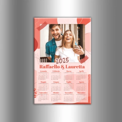 Magneti da frigo - Calendario amanti
