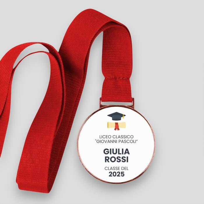 Medaglia personalizzata - Laureato
