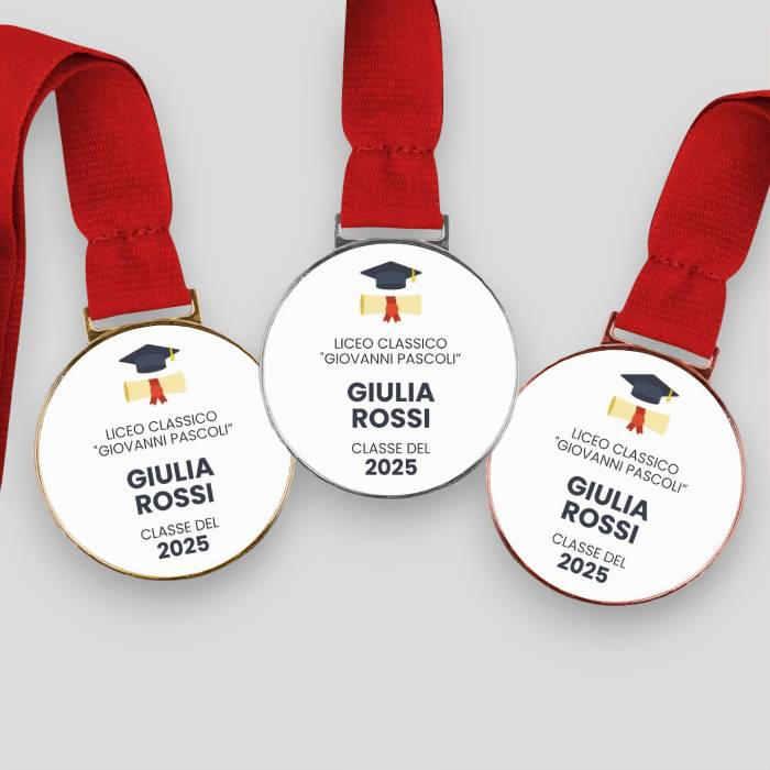 Medaglia personalizzata - Laureato