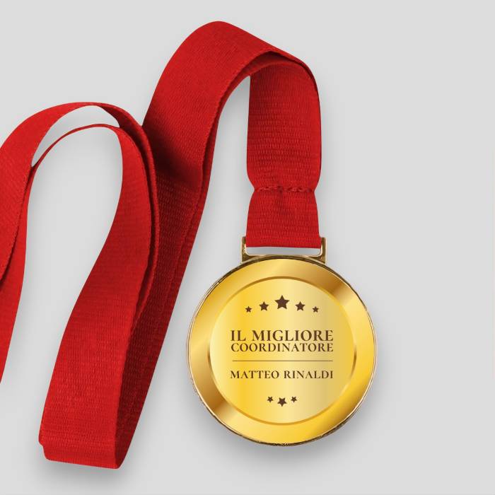 Medaglia personalizzata - Il migliore maestro di classe