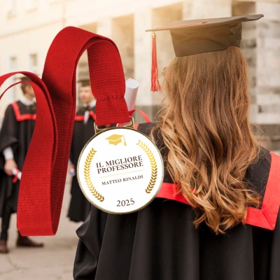 Medaglia personalizzata - Il migliore professore