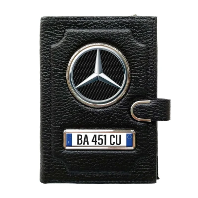 Portafoglio con scomparto per il denaro con clip - Mercedes