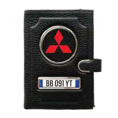 Portafoglio con scomparto per il denaro con clip - MITSUBISHI
