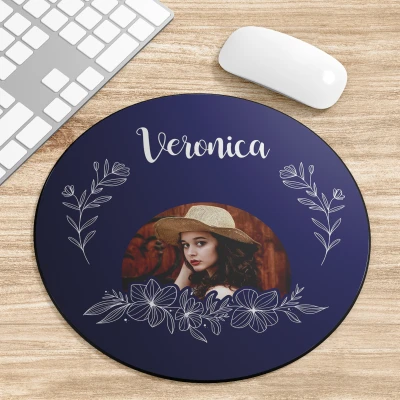 Tappetino per mouse rotondo personalizzato