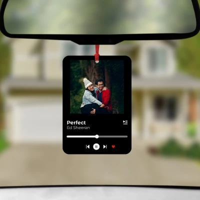 Profumatore per auto - La vostra canzone preferita e la vostra foto