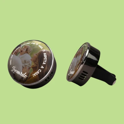 Deodorante per auto profumato - Messaggio con foto