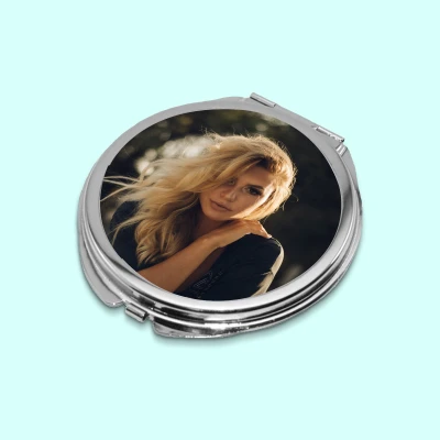 Specchio di tasca con la tua foto