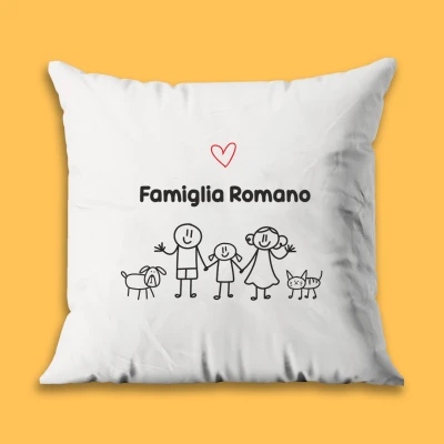 Cuscino personalizzato - Famiglia