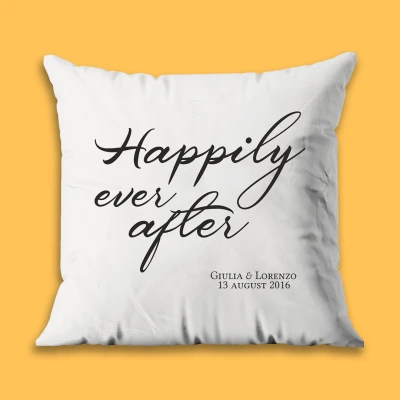 Cuscino personalizzato - Felici per sempre