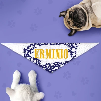 Bandana Cane Personalizzata - Blu
