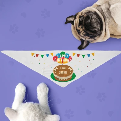 Bandana per cane - Buon compleanno