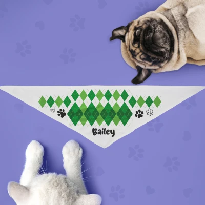 Bandana per cane - A quadretti