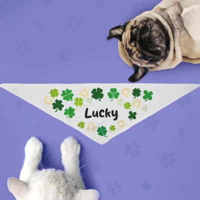 Bandana per cane - Trifoglio dorato