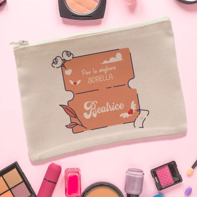 Borsellino per trucchi personalizzato - La migliore sorella