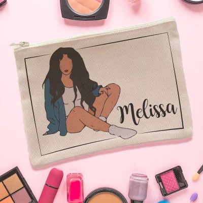 Borsellino per trucchi personalizzato - Ragazza urbana