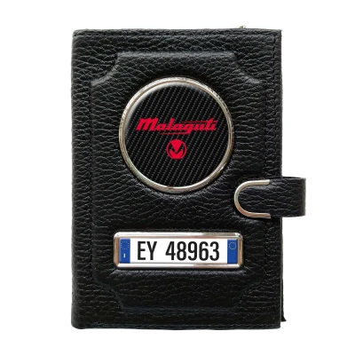 Portafoglio con scomparto per il denaro con clip - Malaguti Red