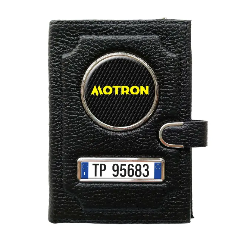 Portafoglio con scomparto per il denaro con clip - Motron