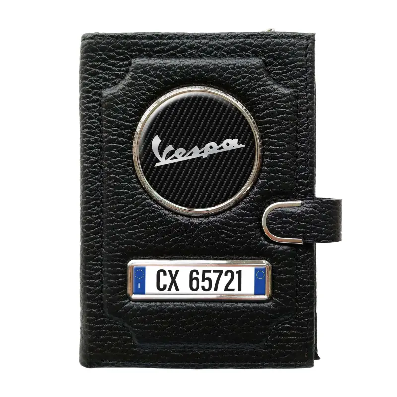 Portafoglio con scomparto per il denaro con clip - Vespa