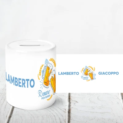 Salvadanaio personalizzato - Soldi per la birra