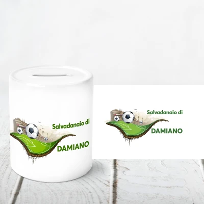 Salvadanaio personalizzato - Calcio