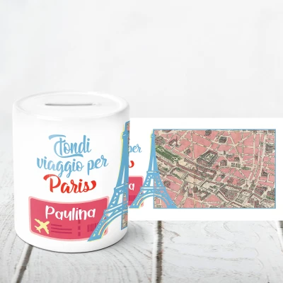 Salvadanaio personalizzato - Viaggio