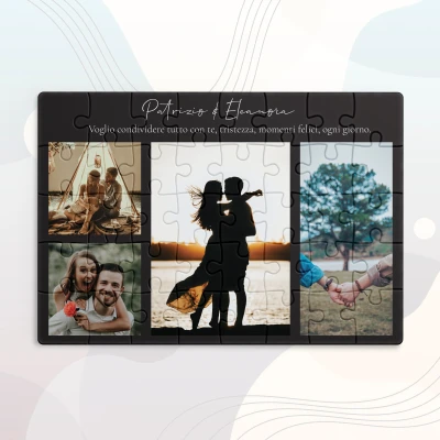 Puzzle personalizzato con foto di coppia
