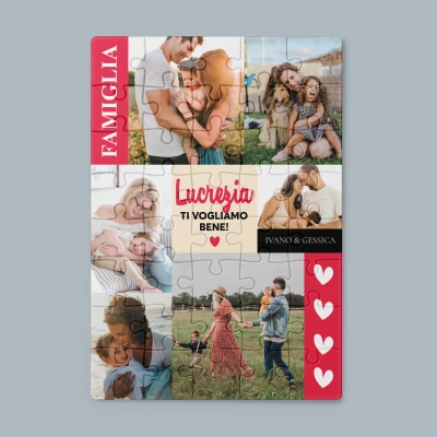 Puzzle personalizzato per la mamma