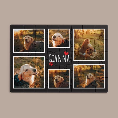 Puzzle personalizzato con cani